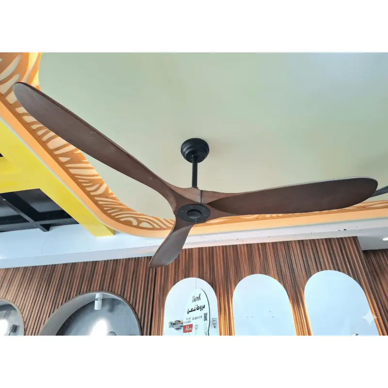 مروحة سقف ذكية هوميك غصن 60 بوصة  5 سرعات ابيض مع خشبي